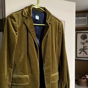 Jcrew velour blazer